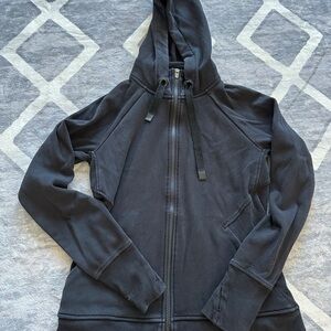 Athleta Charcoal Zip Up Hoodie